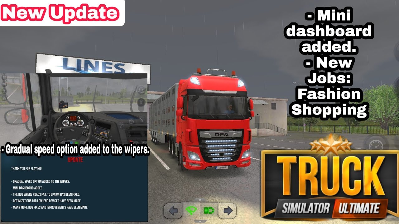 Truck Simulator Ultimate 1.1.8 Mod Unlimited Money ( Gradual speed