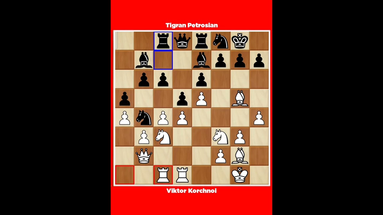 Viktor Korchnoi vs Tigran Petrosian √ Memorial A Alekhine Moscow Russia, 1975.