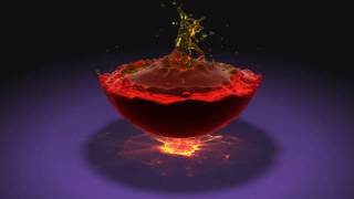 Real Flow Water Splash / 300 fps