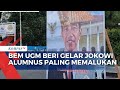 Alasan BEM UGM Beri Gelar Jokowi Alumnus Paling Memalukan