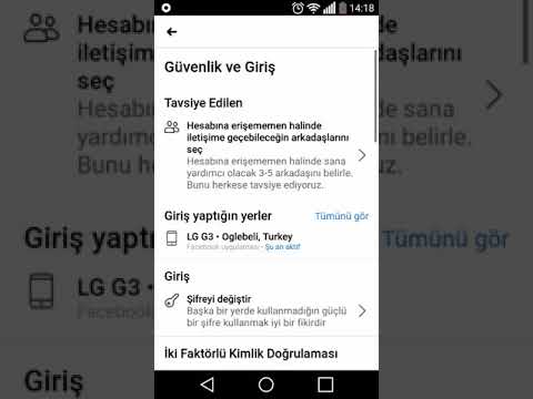 Telefondan Facebook Şifresini Değiştirme 2020