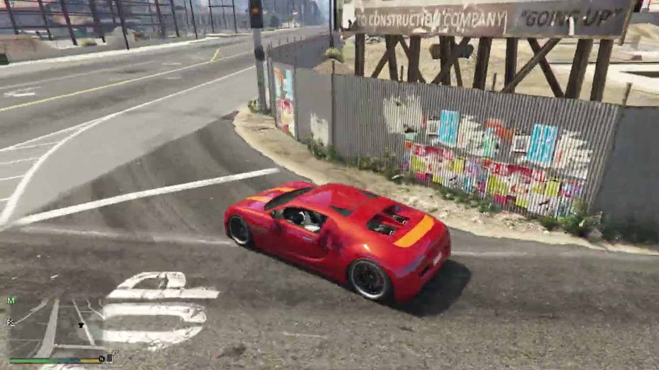 Grand Theft Auto V Enhanced driving the Adder [full upgrade] for 20 minutes.