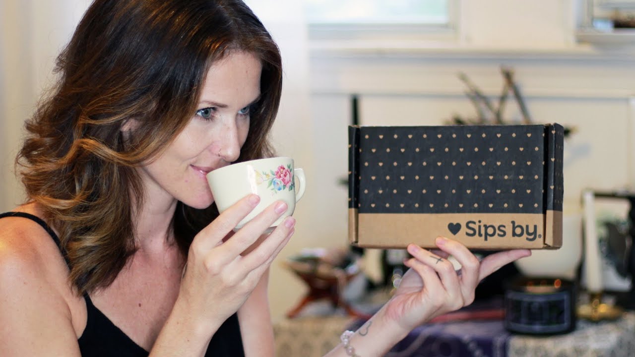 August 2019 | SIPS BY Box Review + Bonus: TEA LEAF READING! - YouTube