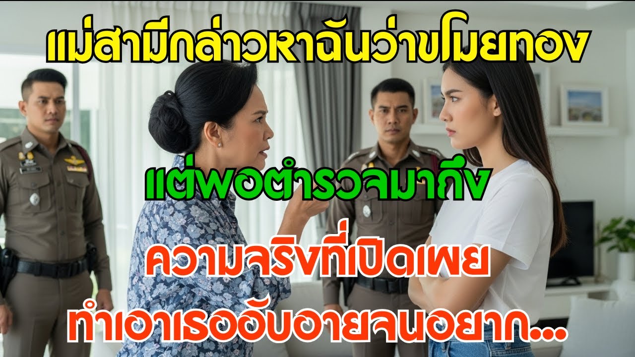 แม่สามีกล่าวหาฉันว่าขโมยทอง แต่พอตำรวจมาถึง ความจริงที่เปิดเผยทำเอาเธออับอายจนอยาก...