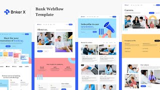 Bnker X - Tech Bank Webflow Template | BRIX Templates