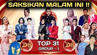 WATCH TONIGHT! D’ACADEMY 8 TOP 31 GROUP 1 CONCERT / WHO WILL ADVANCE TO THE NEXT ROUND?