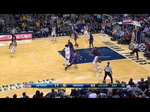 Detroit Pistons Vs Indiana Pacers January 2 2016 NBA 2015 16 Season