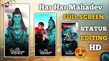 Mahadev Status Editing Alight Motion | Alight Motion Video Editing | Mahadev Status Editing
