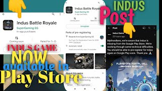 INDUS game return in Google Play Store || #sankiC2 screenshot 3