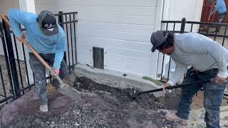 Waterproofing Foundation with Hydraulic Cement - Dallas Drainage Pros