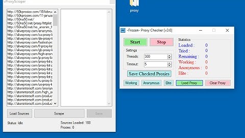 Proxy Checker/Scraper