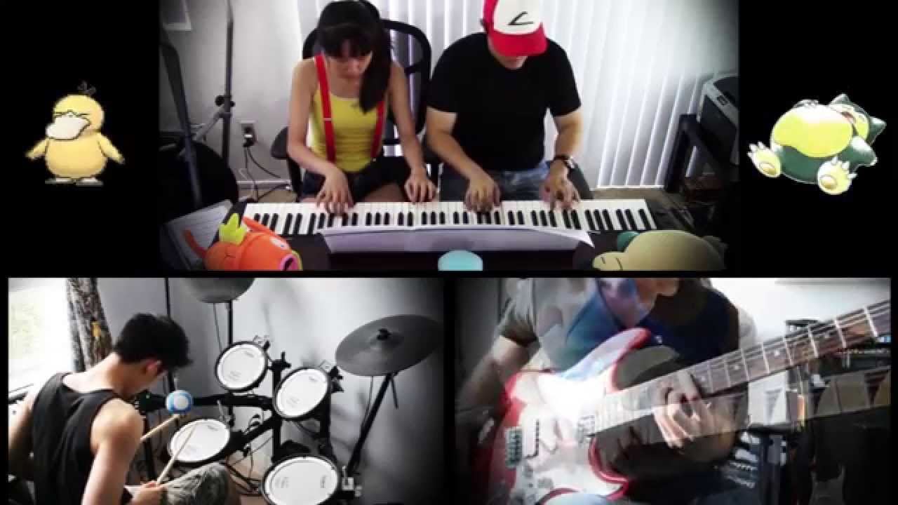 Pokémon Theme - piano/guitar/drums (Instrumental trio ft. lilxsweetz ...