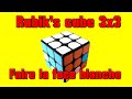 Rubiks cube 3x3  comment faire la face blanche