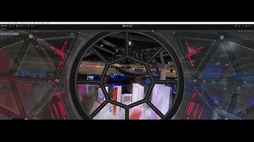 Flying FPV Tie Interceptor through Gaussian Splat Scene in Unity