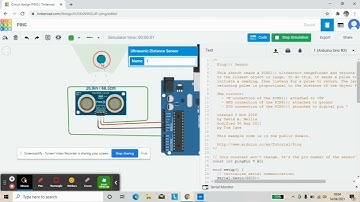 Simulasi Mikrokontroler Arduino menggunakan tinkercad- pemrograman mobile robot obstacle avoider