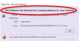 How To Fix This Publisher Has Been Blocked From Running Software On Your Machine || Windows 7/8/10 screenshot 3