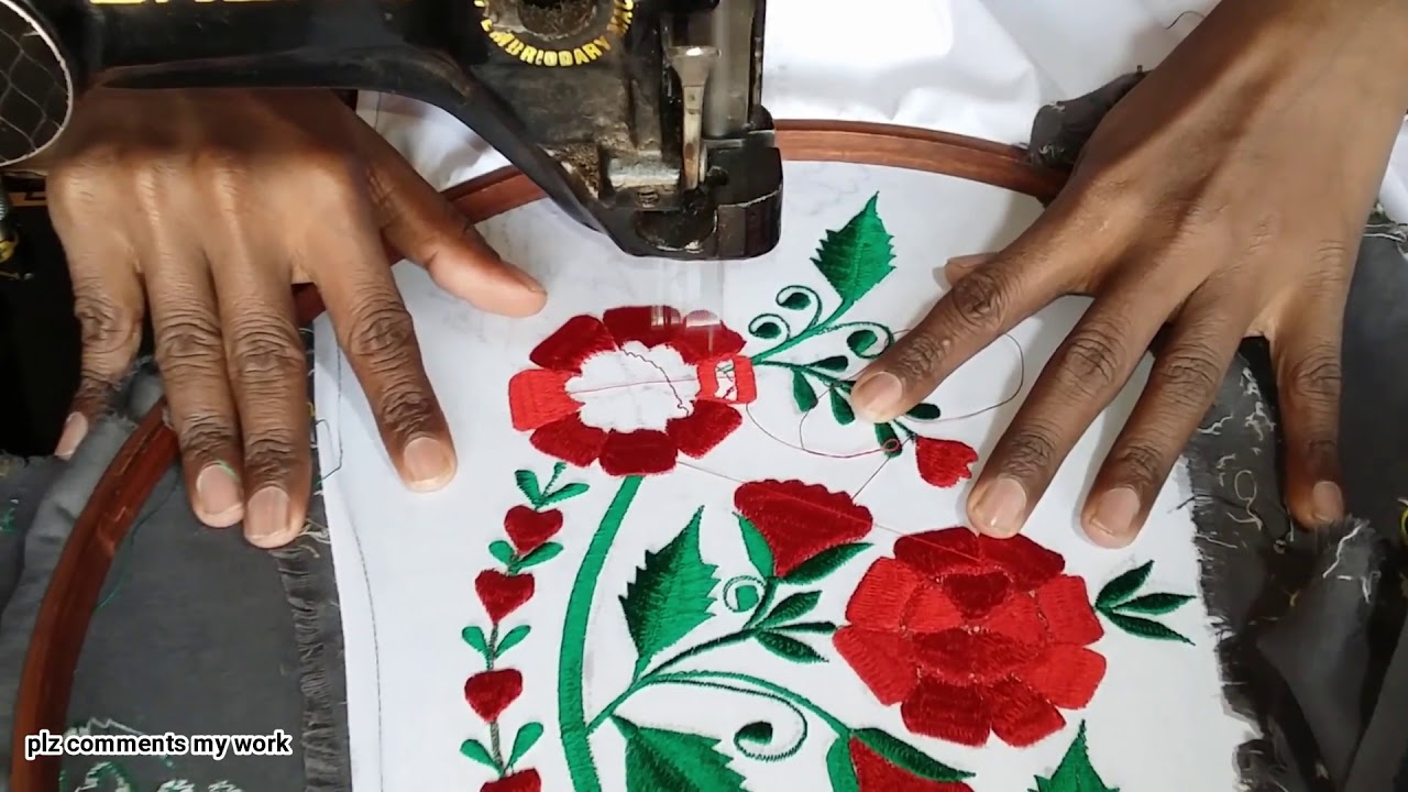 Design for cushion cover ( machine embroidery design ) 