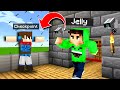 TROLLING Jelly By HIDING In His HOUSE For 24 HOURS! - Minecraft Mods Gameplay