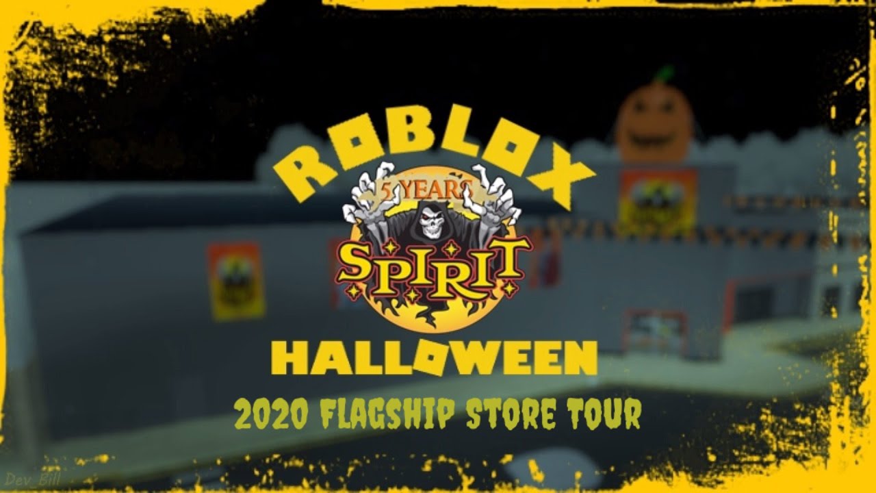 Roblox Spirit Halloween 5 Years 2020 Flagship Store Tour Youtube - new roblox halloween event 2020