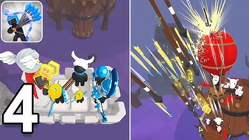 Merge Archers Gameplay Walkthrough Part 4: New Equipment