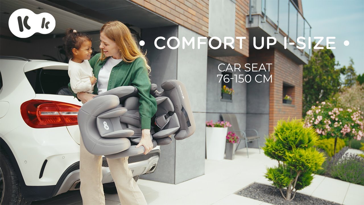 Kinderkraft COMFORT UP Siège auto bébé Groupe 1/2/3 de 9 à 36 kg, sans  Isofix fixation, Têtière ajustable en hauteur, Harnais de sécurité 5  points, Housse amovible, Noir – Polienux