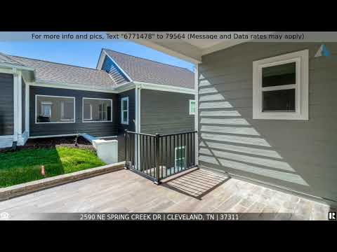 2590 NE Spring Creek Dr, Cleveland, TN home video tour