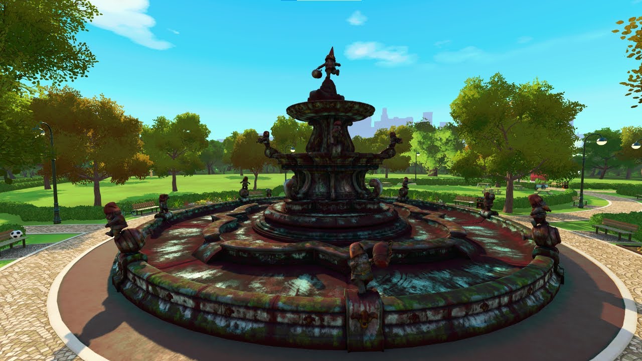 CLEAN THE GNOME FOUNTAIN PowerWash Simulator YouTube