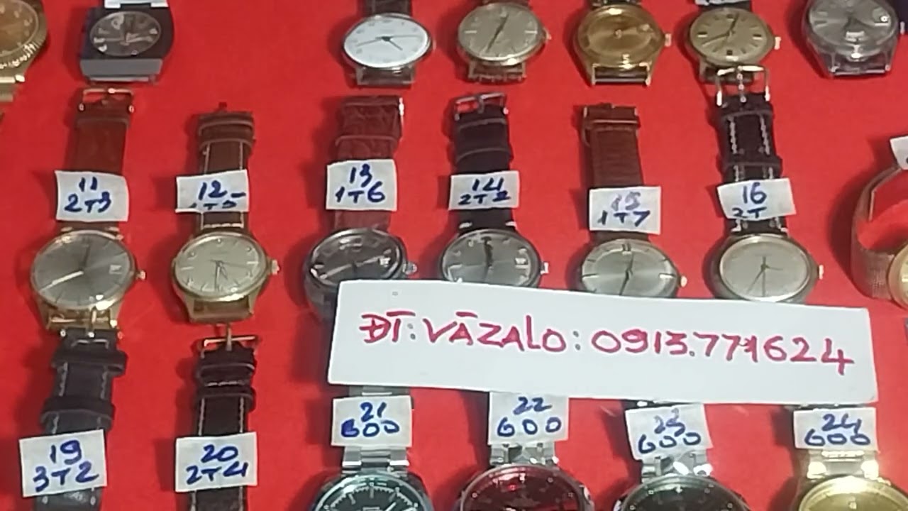 Ngày 4/2 bán 28 đồng hồ cơ cổ đt&zalo: 0913771724