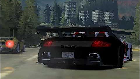 Need for Speed Most Wanted - Porsche Carrera GT customization + race gameplay
