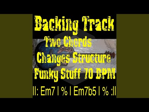 Backing Track Two Chords Changes Structure Em7 Em7b5