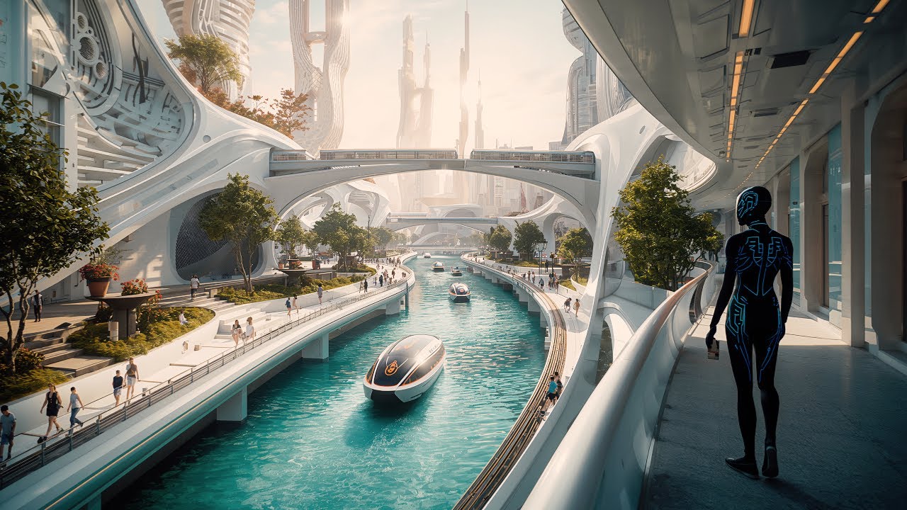 Future City 3500: AI Powered Sci Fi Short Film in 4K Mind Blowing ...