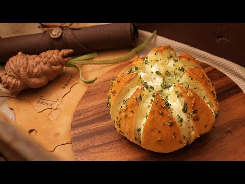ASMR | Cream Cheese Garlic Bread Recipe | Korean Street Food