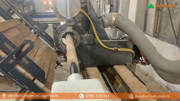 Máy tiện gỗ CNC nạp phôi tự động WOODMASTER