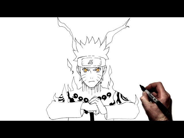 Cartooning Club on X: Starting our Thursday morning with a sketch drawing  of Naruto Kurama Mode. Full sketch tutorial (Step by Step) here  👉 via @ #NARUTO #sketch #art   / X