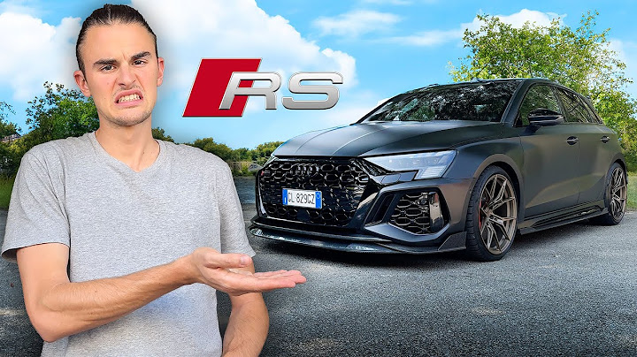 LA RS3 di JANNONE FA SCHIFO! 🤢