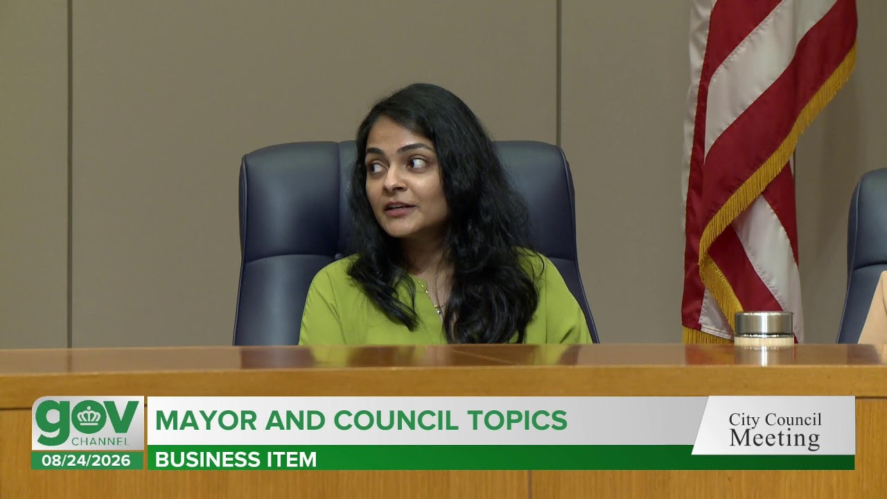 City Council Business Meeting - August 24, 2026
