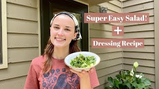 EASY Summer Salad + Italian Dressing