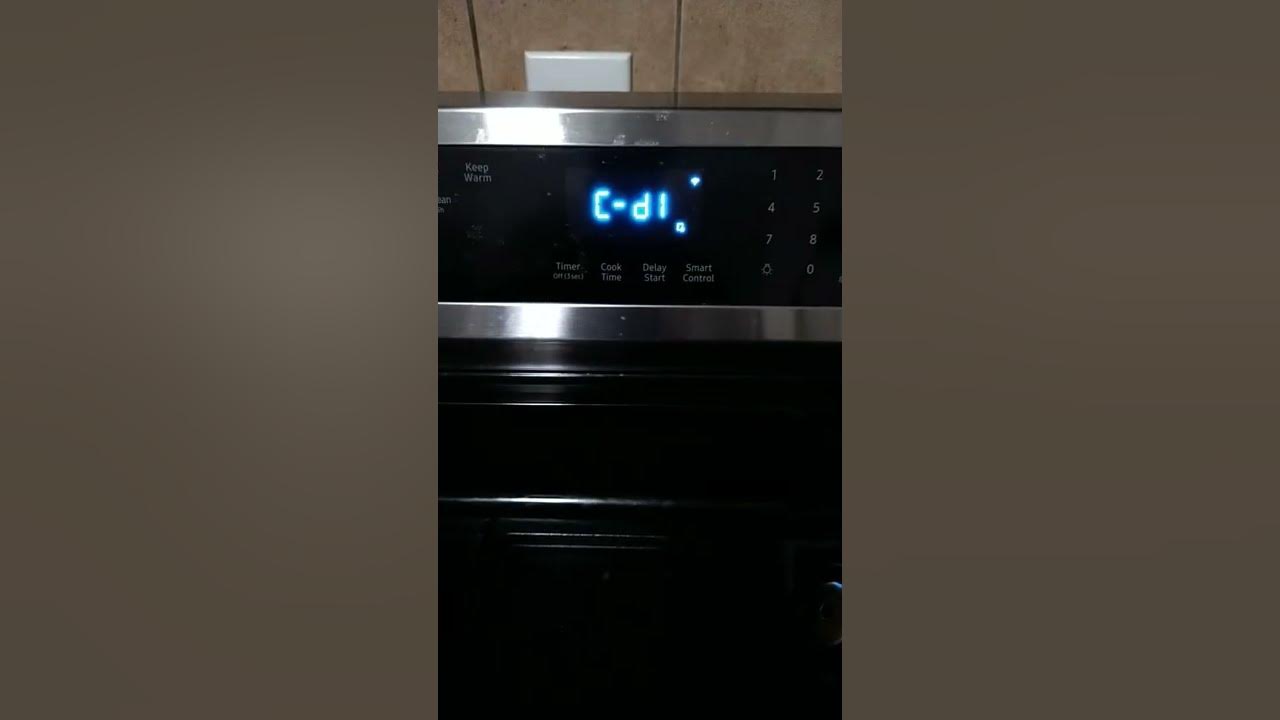 Samsung smart things oven error code Cd1 YouTube