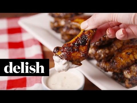 Balsamic Glazed Wings | Delish