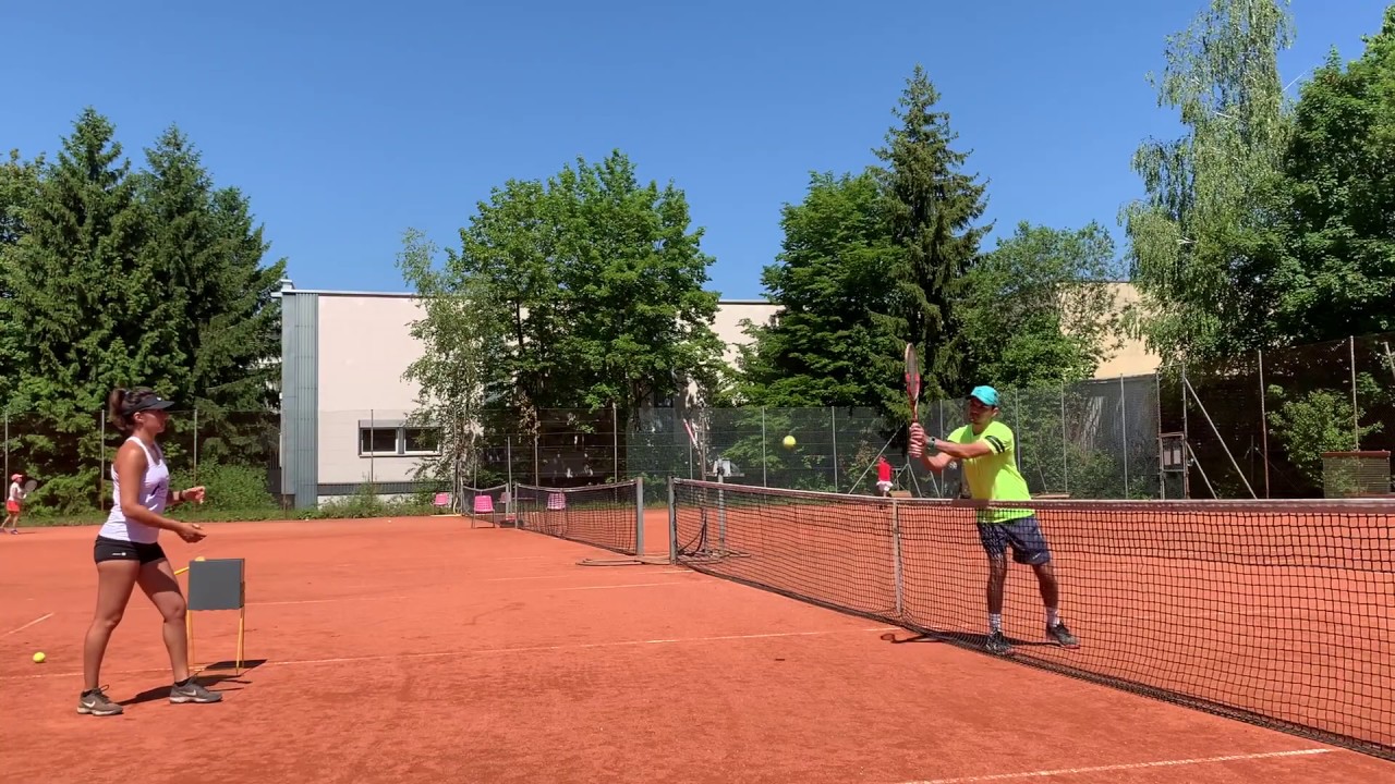 Double Handed Topspin Backhand Progression 3 Steps (Tennis Tutorial)
