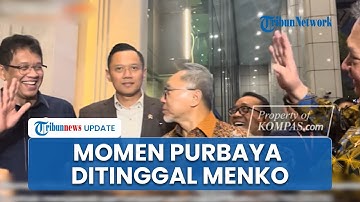 Momen Lucu saat Purbaya Ditinggal para Menko dan Diminta Jawab Pertanyaan Wartawan, Senyam-Senyum