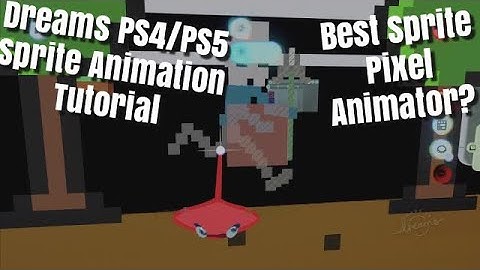 Dreams Ps4/Ps5 Pixel Animation Tutorial - how to animate 2d sculptings