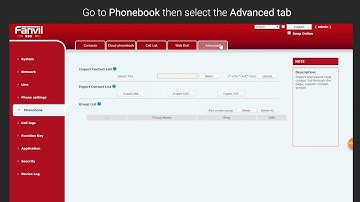 How to make a phonebook on a Fanvil IP Phone