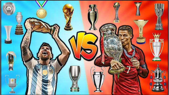 Lionel Messi Vs Cristiano Ronaldo: TITULOS🏆GANADOS a NIVEL DE CLUBES y con SU SELECCION!! 🇦🇷🇵🇹