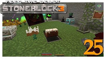 FLOWERS THAT EAT CAKE? - BOTANIA part2 - FTB STONEBLOCK 3