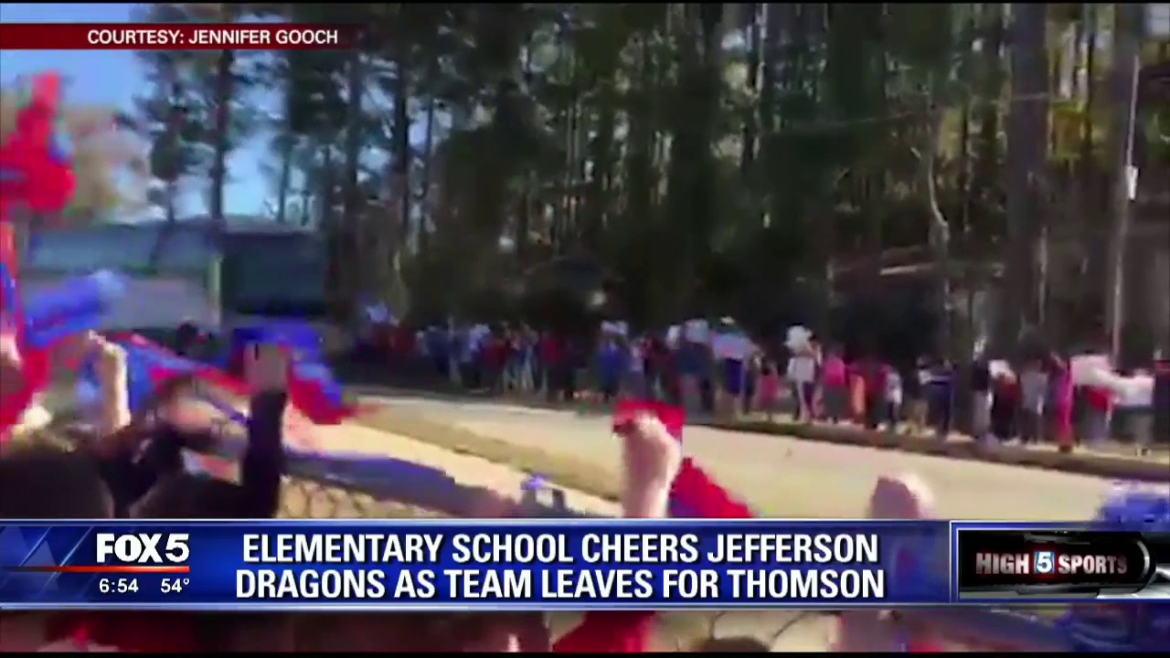 Jefferson Dragons leave for semifinals