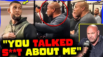 SHOCKING! Khamzat Chimaev GETS HEATED with Daniel Cormier Over CRITICISM, Dana White REACTS! Ilia