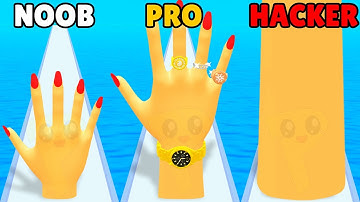 NOOB vs PRO vs HACKER in Softy Hand Runner