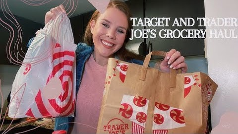 Target + Trader Joe’s grocery haul | vlogmas day 8