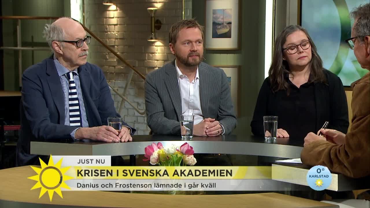 Svenska Akademien – en världsnyhet - Nyhetsmorgon (TV4)